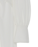 Ivory Twist Jersey Dress