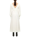 Ivory Twist Jersey Dress
