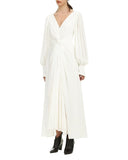 Ivory Twist Jersey Dress