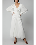 Ivory Twist Jersey Dress