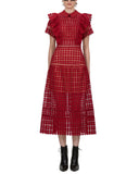 Heart Lace Midi Dress