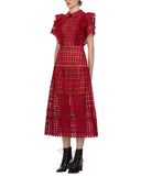 Heart Lace Midi Dress