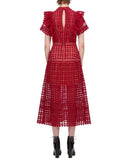 Heart Lace Midi Dress