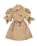 Puff-sleeved Trenchcoat