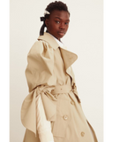 Puff-sleeved Trenchcoat