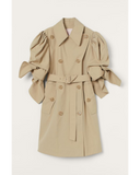Puff-sleeved Trenchcoat