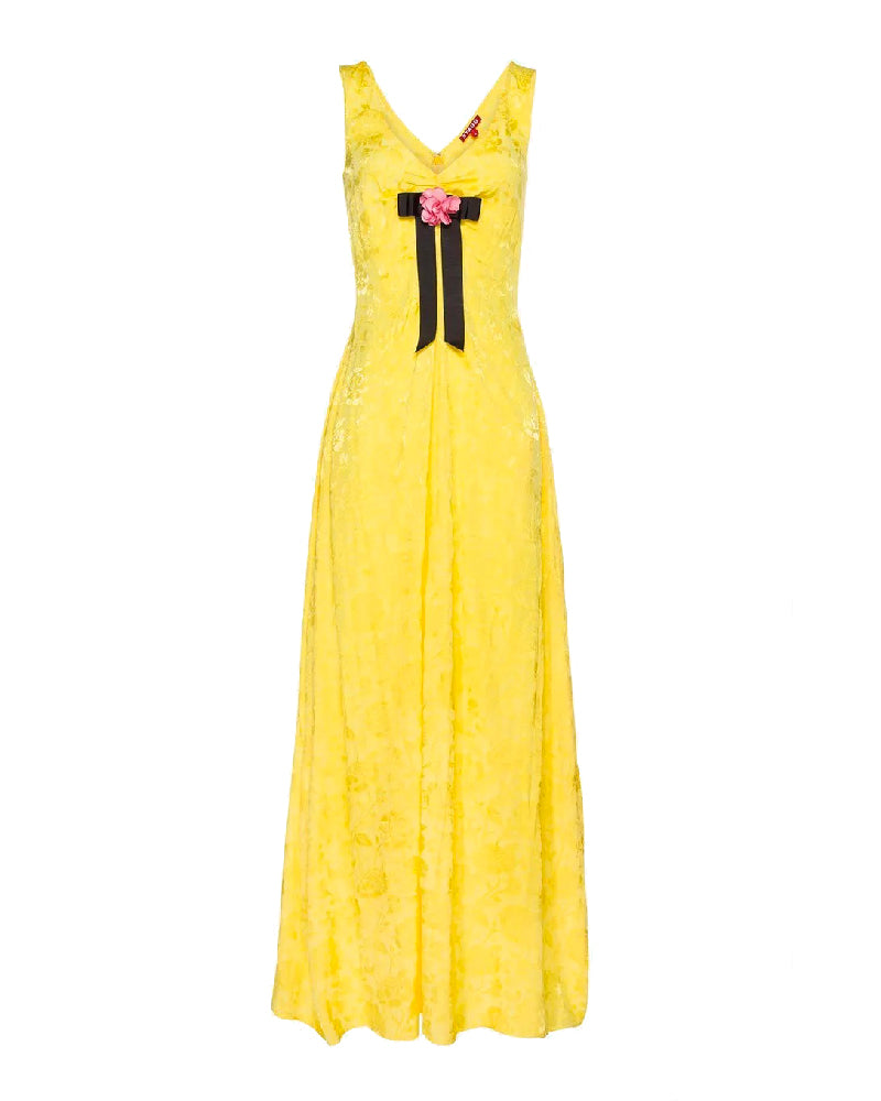 Setter Floral Jacquard Maxi Dress