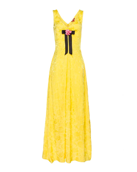 Setter Floral Jacquard Maxi Dress
