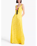 Setter Floral Jacquard Maxi Dress