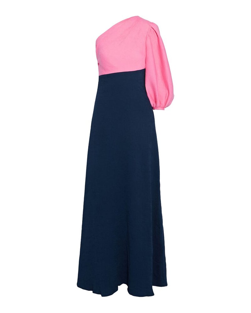 Two-toned Ribbed Didi Dress