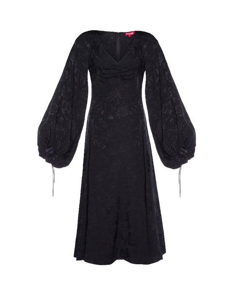 Sofia Jacquard Midi Dress