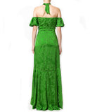 Emerald Green Off-Shoulder Gown