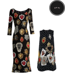 Sacred Heart Print Dress