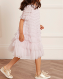 Light Pink Valentine Ruffle Mini Me Dress