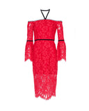 Odette Halter Lace Dress
