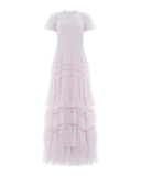 Valentine Ruffle Powder Pink Gown