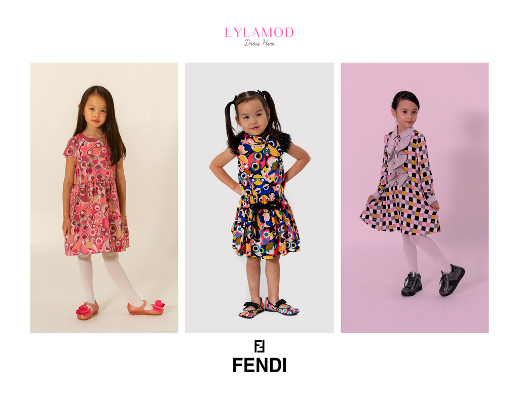 Lylamod Fendi Kids Collection Photoshoot
