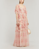 Ruby Bloom Smocked Maxi Gown