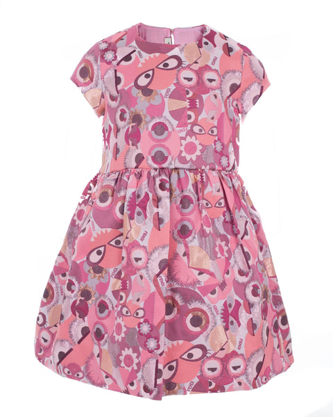 Pink Jacquard Monster Dress