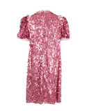 Pink Sequinned Tulle Dress