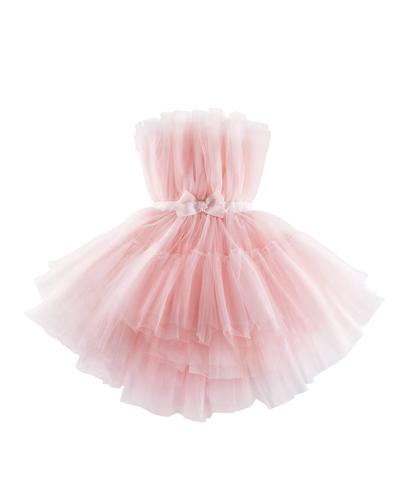 Hot Pink Mini Dress - Strapless Dress - Tulle Mini Dress - Lulus