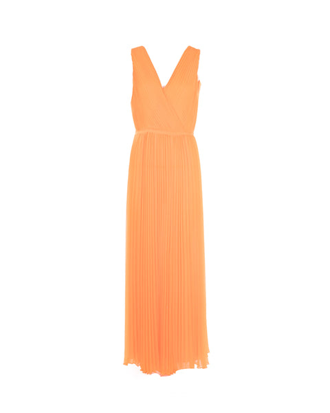 Pleated Maxi Gown