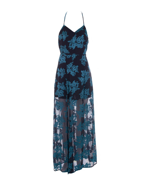 Seville Floral Print Maxi Dress