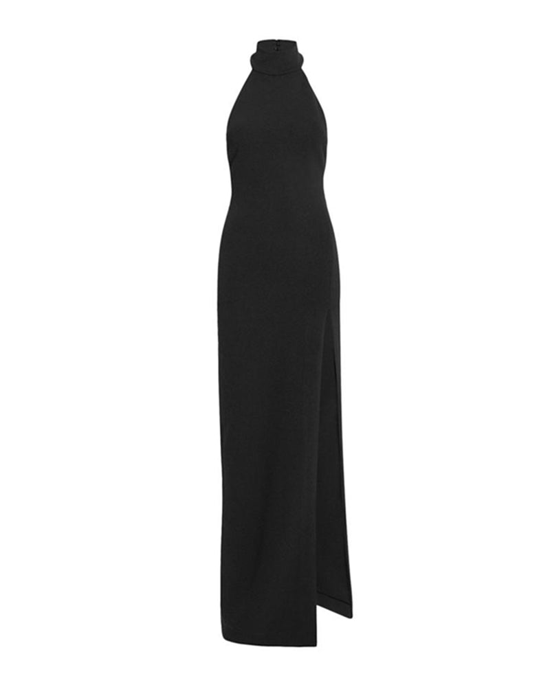 Black Turtleneck Gown