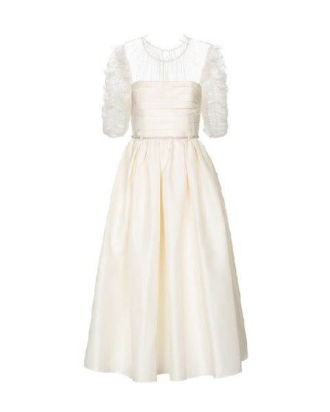 Taffeta Midi Dress