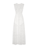 Kasia Lace Embroidered Tulle Maxi Dress