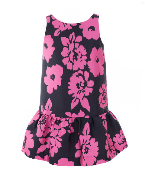 Floral Print Dropwaist Dress