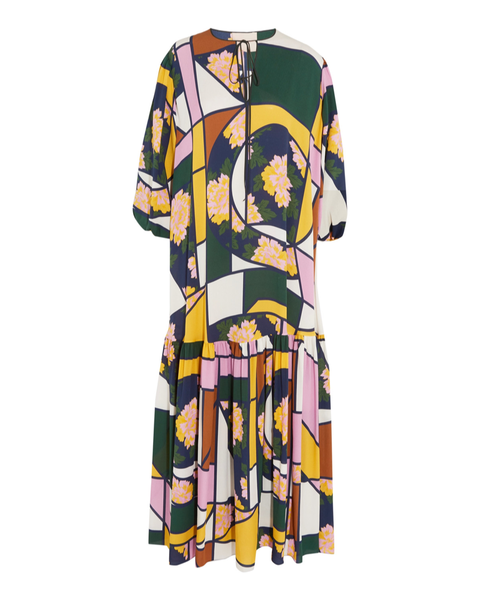 Nihau Geometric Print Gown