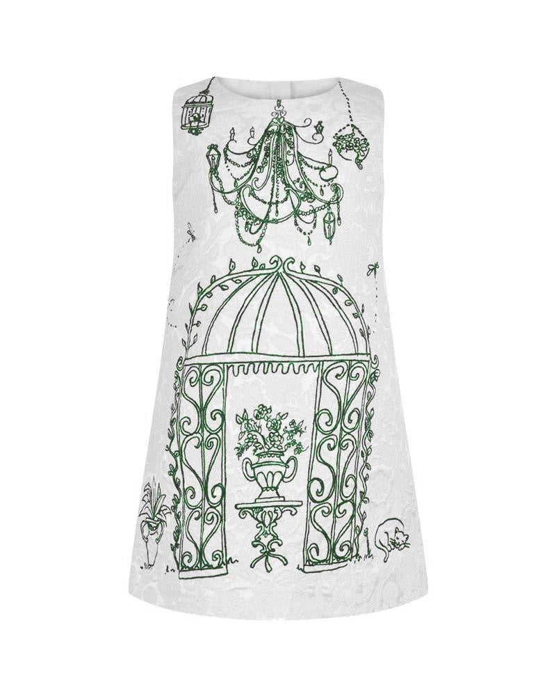Mini-me Botanical Garden Print Dress