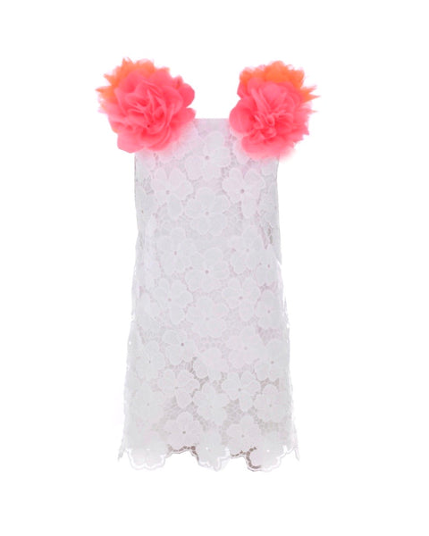 Nelly Lace Pom Pom Party Dress